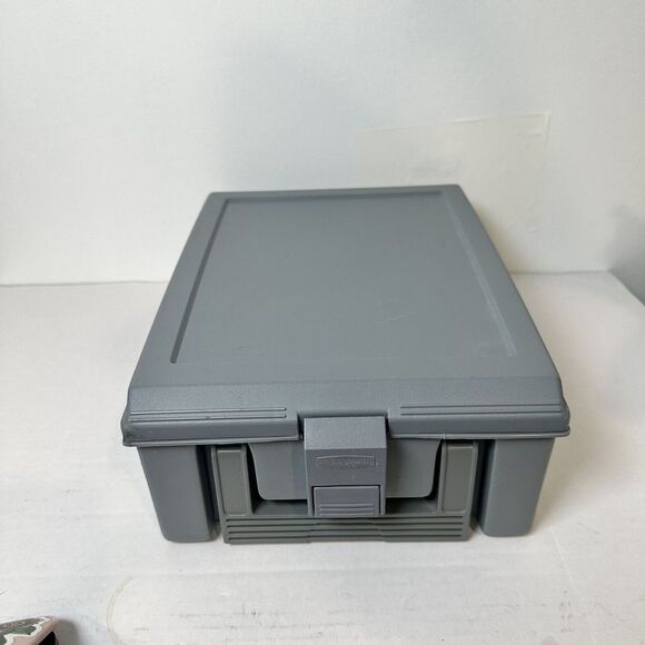 Rubbermaid Other - Rubbermaid vintage media storage box‎ 1988 1980s RARE Check Cassette